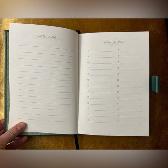 2025 Weekly Planner in Green with Gold Detail - Brand New - Picture 7 of 7